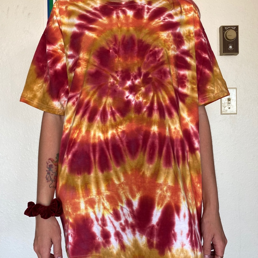 Fall Inspired Tie Dye Shirt